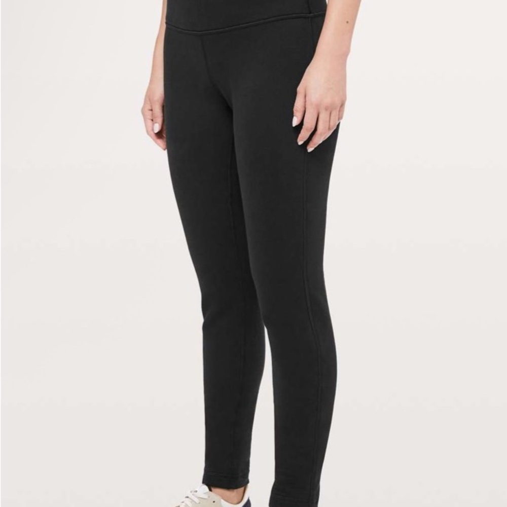 Lululemon lounger pant 30” fleece lined Leggings